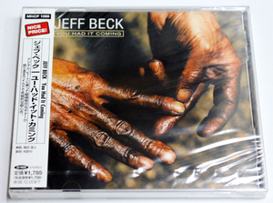 新品 JEFF BECK ジェフ・ベック 【YOU HAD IT COMING ユー・ハッド・イット・カミング】