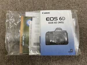 【新品・未開封】Canon EOS 6D マニュアル