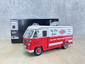 ミニカー 玩具 Unique Replicas Dividend Step Van Model70 1961 DIVCO 1/34 ステップバン 赤x白 コレクター放出 /388