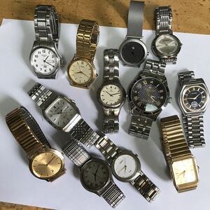 ブランド 腕時計 12本　SEIKO　CITIZEN　CASIO　BALENCIAGA.PARIS　SALVECCHIO　J.HARRISON　NICOLE　大量 まとめ 同梱可能 12