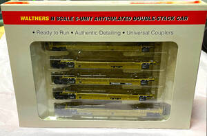 ● 新品 未使用 ① Walthers Double Stack Car TTX#72403 （ 932-8109 ）Thrall 5-Unit 48ft ウォルサーズ　ダブルスタック5ユニット