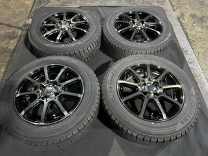 NCP13 ヴィッツ GAB 黒ポリッシュ アルミホイール 14×5.5J オフセット38 175/65/R14 ☆引き取り歓迎☆千葉市若葉区から出品☆