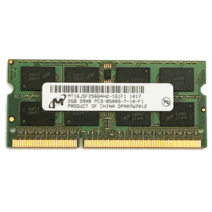 MICRON ノートPC用 メモリ DDR3 1066MHz PC3-8500 メモリ SODIMM 2GB×1枚