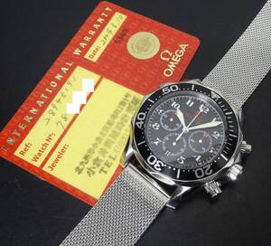 国内正規品 2024年11月OH・仕上済 OMEGA オメガ シーマスター 300 クロノ オリンピック 2894.51.91 自動巻 国際保証書あり 純正箱あり 本物