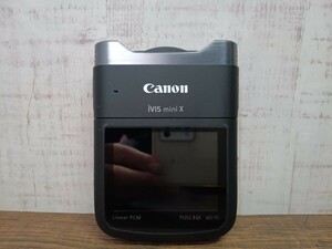 必見!!　希少　Canon　キャノン　iVIS mini X ビデオカメラ　デジタルビデオカメラ　HDビデオカメラ　キヤノン　Linear PCM ジャンク