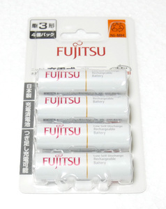 新品 富士通 ニッケル水素電池 HR-3UTC FUJITSU 充電池 単3形 4本パック 1.2V min.1900mAh FDK 充電式 HR-3UTC(4B)