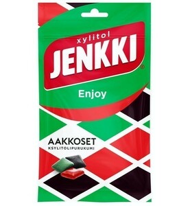 Cloetta Jenkki クロエッタ イェンキ アーコセット味 キシリトール ガム 4袋×70g フィンランドのお菓子です