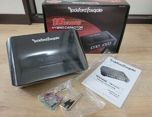 新品未使用 RFC10HB ロックフォード Rockford Fosgate オーディオ キャパシター 10ファラッド アンプ ウーハー スピーカー 取り付けに