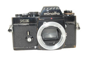 現状品★メーター動作★MINOLTA XE 黒 BLACK ボディ#8001