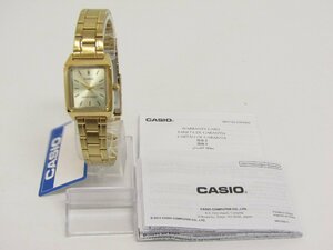 未使用 CASIO カシオ STANDARD スタンダード LTP-V007G-9E 腕時計 ▼AC25084