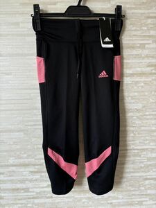 M」Adidas アディダス OWN THE RUN エアロレディ3/4タイツ黒