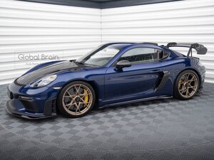 ポルシェ 718 ケイマン GT4 982 RS サイド スカート カバー スポイラー/サイド スプリッター ディフューザー アンダー カバー