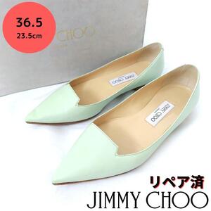 美品箱付き☆JIMMY CHOO【ジミーチュウ】ローヒールパンプス