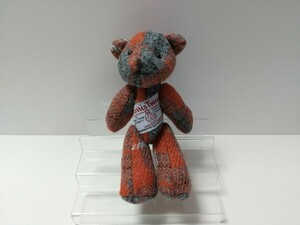 Harris Tweed Teddy Bear ストラップなし 手足可動式 ハリス・ツイード テディベア クマ