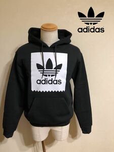 【新品】 adidas originals SOLID BB HD アディダス オリジナルス スウェット パーカー フーディ サイズM 長袖 黒 裏起毛 EC7323