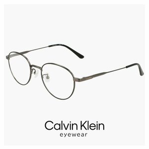 新品 メンズ カルバンクライン メガネ ck24108lb-070 48mm calvin klein 眼鏡 ラウンド ボストン 型 フルリム titanium チタン フレーム