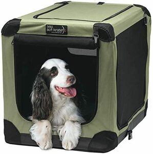 Tetra ファーストラックス (FIRSTRAX) 犬用 ソフクレート n2 Lサイズ 76L x 53W x 58H cm ペット用クレート