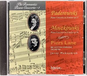 CD/ モシュコフスキ&パデレフスキ：ピアノ協奏曲 / レーン(P)、マクシミウク& BBCスコティッシュ響