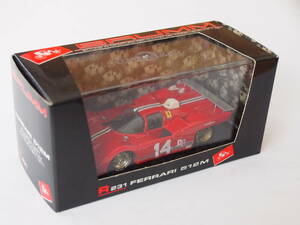 BRUMM 1/43 R231 FERRARI 512M SCUDERIA NART POSEY-BUCKNUM WATKINS GLEN 1971