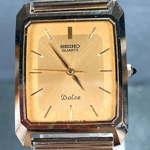 美品 1970年代製 SEIKO セイコー Dolce ドルチェ 7731-5150 腕時計 アナログ クオーツ ヴィンテージ 亀戸製 新品電池交換済み 動作確認済み