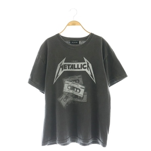 グッドロックスピード 24SS AP STUDIO取り扱い METALLICA cassette tape Tシャツ カットソー 半袖 F グレー /MF ■OS レディース