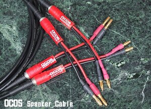 OCOS　Speaker Cable ♪オーコス スピーカーケーブル 2.5ｍ♪【美品】