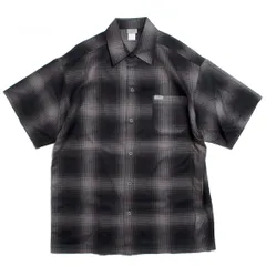 [キャルトップ] Ombre Check S/S Shirts オンブレチェック 半袖 シャツ ART-2000 アメリカ製 (L, BLACK/CHARCOAL) [ブラック/チャコール] [L]