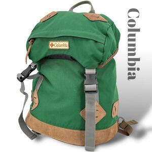 美品　Columbia リュックサック　バックパック　ナップサック　大容量　緑　登山