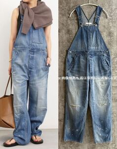 Deuxieme Classe JOHNBULL ドゥーズィエムクラス ジョンブル☆21666 HARD WORKER デニム オーバーオール/サロペット サイズS 定価35200円