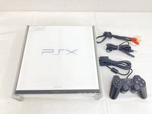 【IE59】(O) SONY PSX DESR-7700 プレステX 本体 コントローラー付き 2005年製 HDD搭載 DVDレコーダー 通電一部動作確認済 ジャンク 中古品