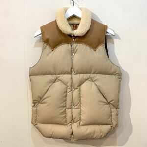 Rocky Mountain Featherbed CHRISTY DOWN VEST ロッキーマウンテン フェザーベッド クリスティ ダウンベスト ベージュ 450-472-11 36