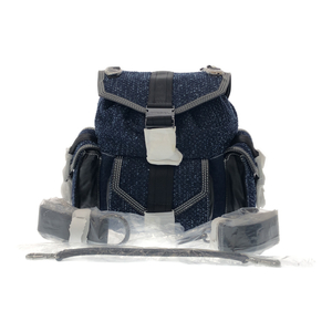 ◆未使用品◆ DIESEL ディーゼル MISS-MATCH BACKPACK リュックサック ディーゼル デニム柄 バック インディゴ ブルー系 X74095NSS