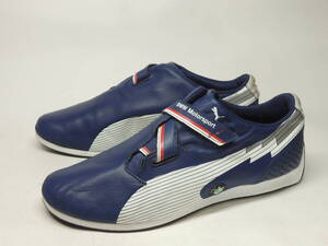 即決!廃盤! Puma Evo Speed Low BMW 26.5cm 青 白 304175-02 / プーマ エヴォスピード