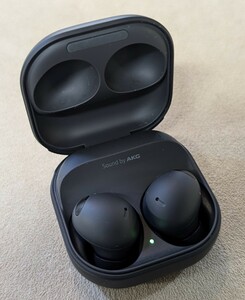 V送料無料SAMSUNGサムスン動作品Galaxy Buds2 Pro/SM-R510完全ワイヤレスイヤホン黒ブラック格安ギャラクシー売切りBluetooth 