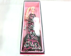 1000円スタート 人形 Barbie 45th Anniversary Fashion Model COLLECTION バービー ファッションモデルコレクション 外箱付 WHO JJ1005