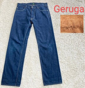 【超美品★】W32 Geruga 片耳 セルビッチデニムパンツ/ジーンズ◆LOOSE STRAIGHT DENIM PANTS☆ゲルガ (11)