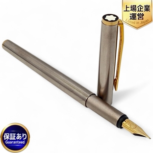 MONTBLANC モンブラン 万年筆 スリムライン ペン先 585 K14 14K ゴールド 筆記用具 文房具 中古 美品 Z9471369