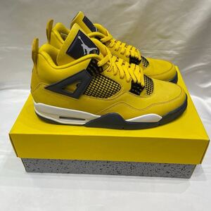 CT8527-700 AIR JORDAN 4 RETRO TOUR YELLOW エアジョーダン4 ツアーイエロー 未使用