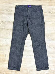 ノースフェイス パープルレーベル サイズ：W32 ヘリンボーンツイル ベイカーパンツ Jazz Nep Baker Pants NT5462N