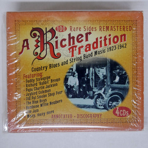 UK盤 VA/A RICHER TRADITION (COUNTRY BLUES AND STRING MUSIC 1923-1942)/JSP JSP7798