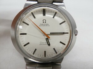 33●a085☆ジャンク品　腕時計　オメガ　ジュネーブ　ダイナミック　風防カケ　キズ・スレ多　OMEGA　Geneve DYNAMIC　現状