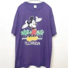 90s VINTAGE ミッキーTシャツ XL ディズニー フロリダ