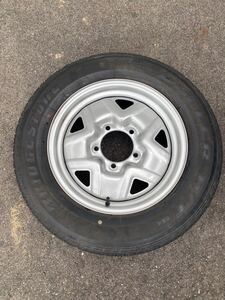 ジムニー　スペアタイヤ付き　1本のみ★中古品　格安　16×5J タイヤおまけ　175/80R16 