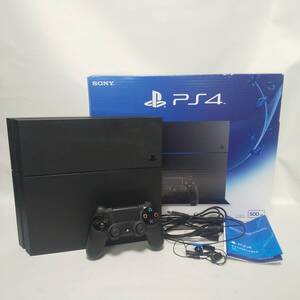 ◆SONY PlayStation4 CUH-1200A ブラック PS4 コントローラー 元箱付き ソニー ゲーム動作確認済み 現状品◆G30129