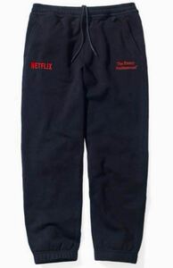 XL ENNOY NETFLIX SWEAT PANTS ブラック