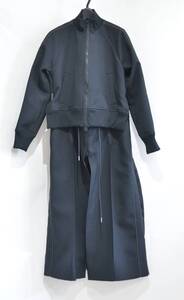 sacai サカイ Technical Jersey Dress ドッキングジャージ ワンピース ブラック 2 Y-28500B