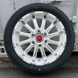 夏タイヤセット ハイエース 200系 レジアスエース 18インチ タイヤ ホイール 4本セット 1台分 特選タイヤ 225/50R18 BountyCollection BD12