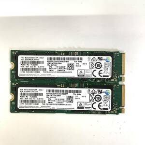 K60617157 SAMSUNG NVMe 256GB SSD 2点 【中古動作品】