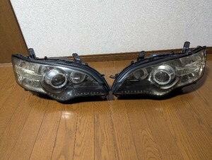 レガシィ BP BL前期 ヘッドライト 左右セットイカリング HID LED