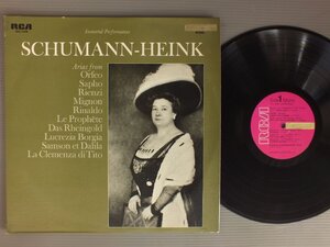 ●米LP SCHUMANN-HEINK/ARIAS BY MOZART DONIZETTI GOUNOD WAGNER ETC●